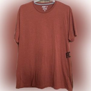 💥Red Men's Tee Fox Training Short Sleeve Crew Neck Shirt Top Summer Casual XXL